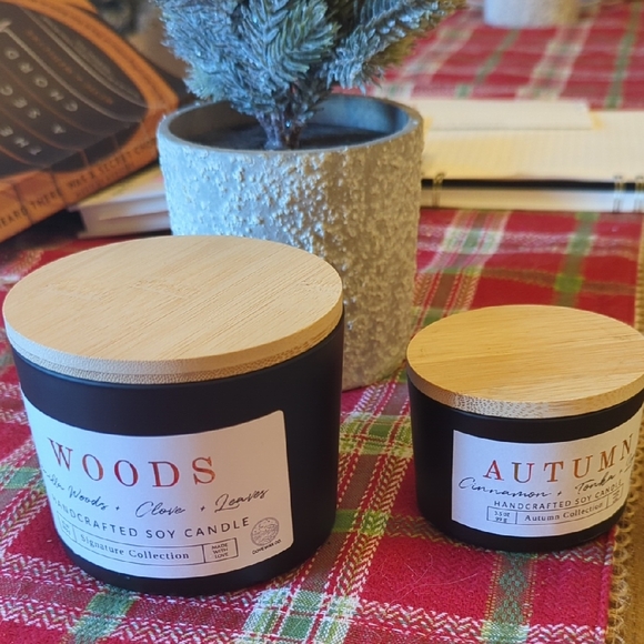 Woods & Autumn Boutique Soy Gift Candles Set - Picture 1 of 4
